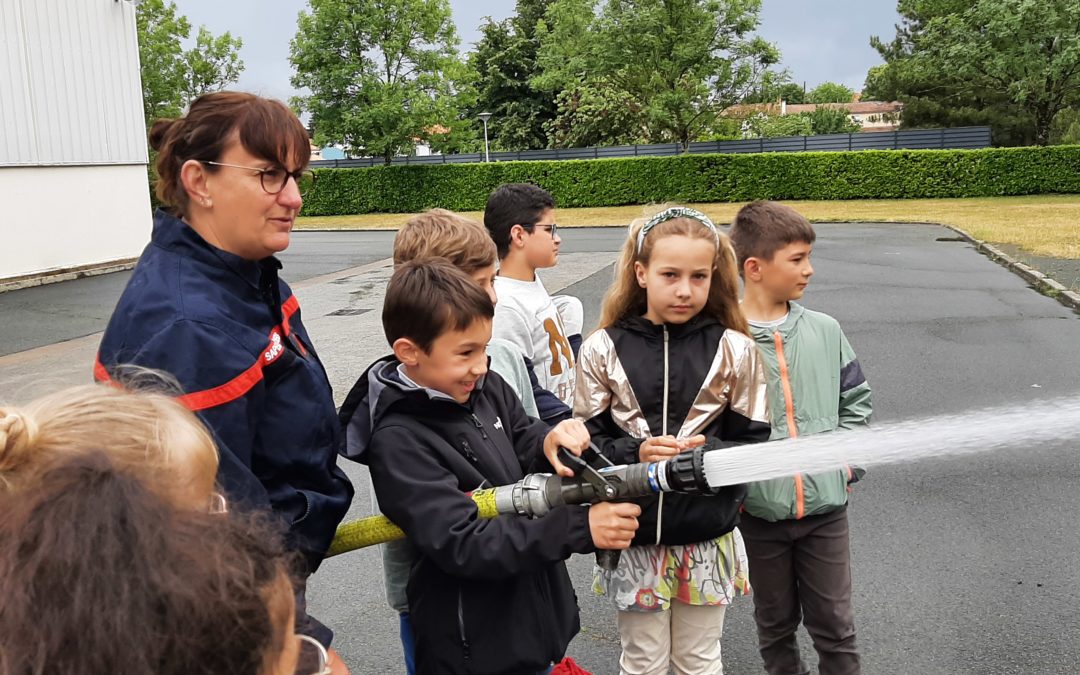 Visite de la caserne des pompiers